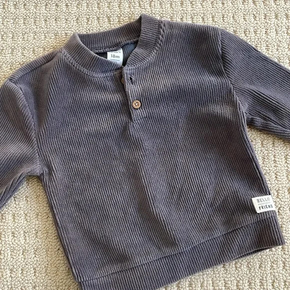 Carters Ribbed Velour Set - Picture 5 of 9